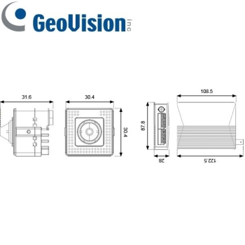 GeoVision 2 Megapixel IP Pinhole Kamera,  KI-Funktionen