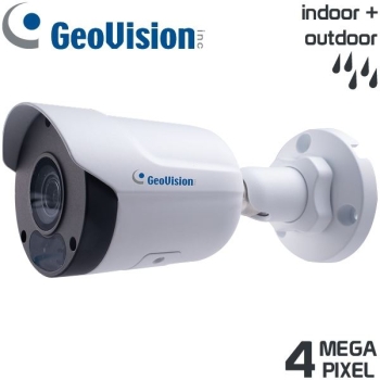 GeoVision 4 MP IP Kompakt-Kamera, True Day/Night, IR, 4mm