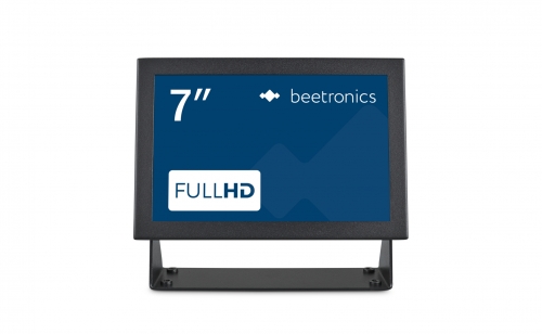 7" Full-HD Monitor, Metallgehäuse, HDMI-, VGA-, BNC-, RCA-Anschlüsse 7HD7M