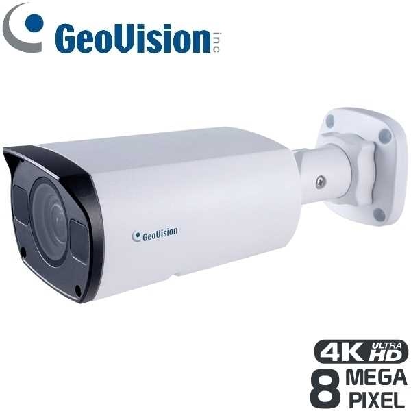 GeoVision 8 MP IP Kompakt-Kamera, 2,8-12mm Motorzoom, IR