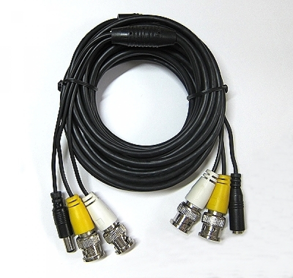 Multikabel 2x Video u. Strom, 5m - beschaltet